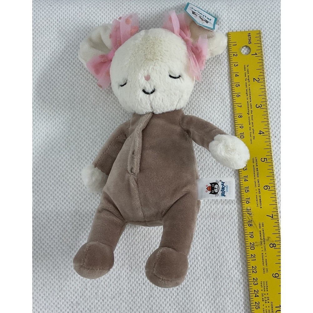 Jellycat‎ Rock-A-Bye Sleeping Mouse Plush Retired NWT No Swing/basket
